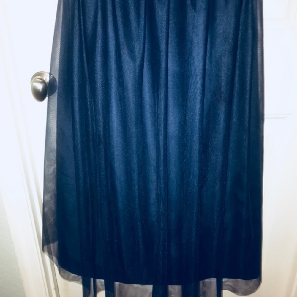 Bari Jay Navy Gown NWT - Picture 3 of 8